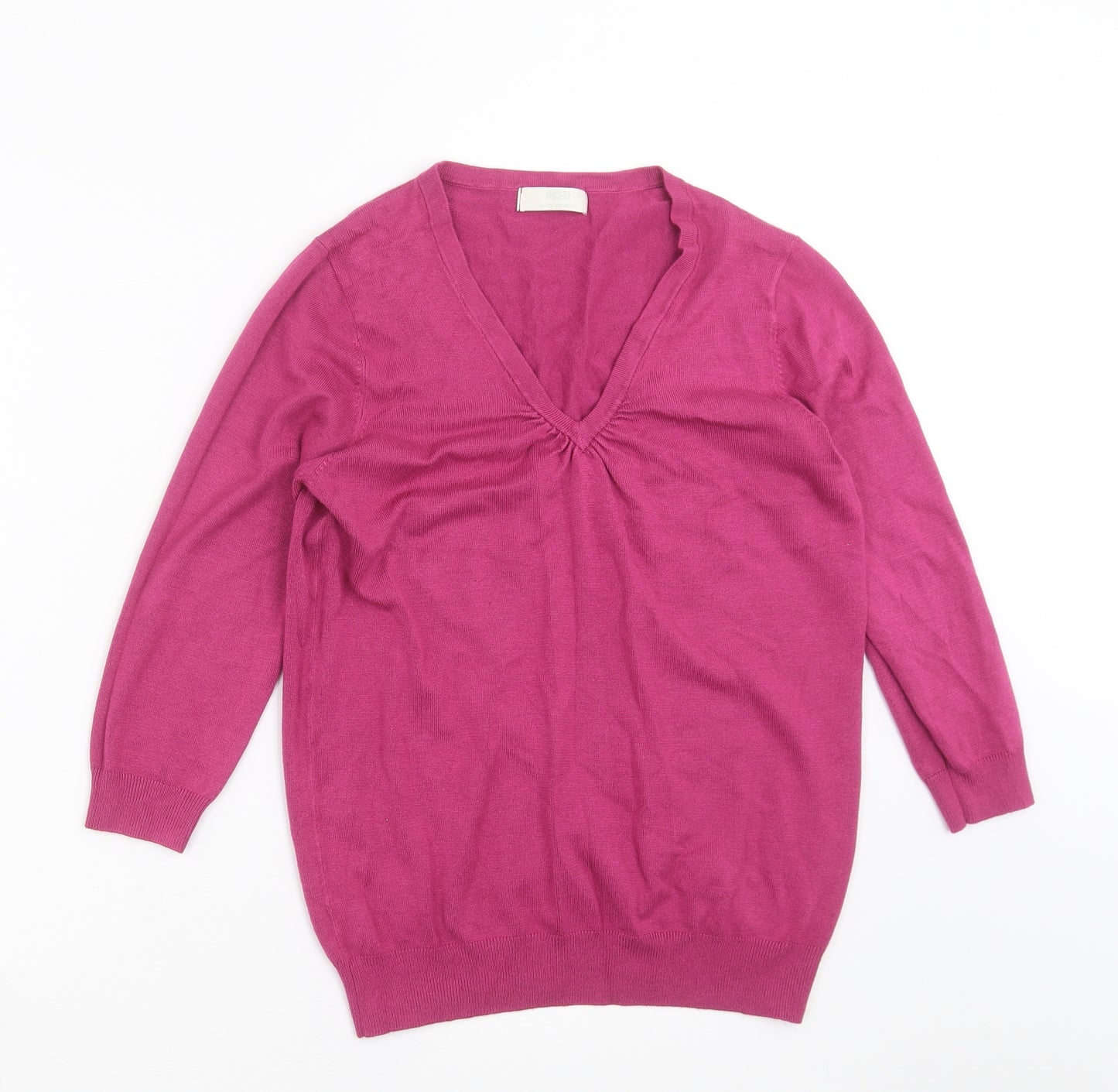 Marks and Spencer Womens Purple  Knit Pullover Jumper Size 10