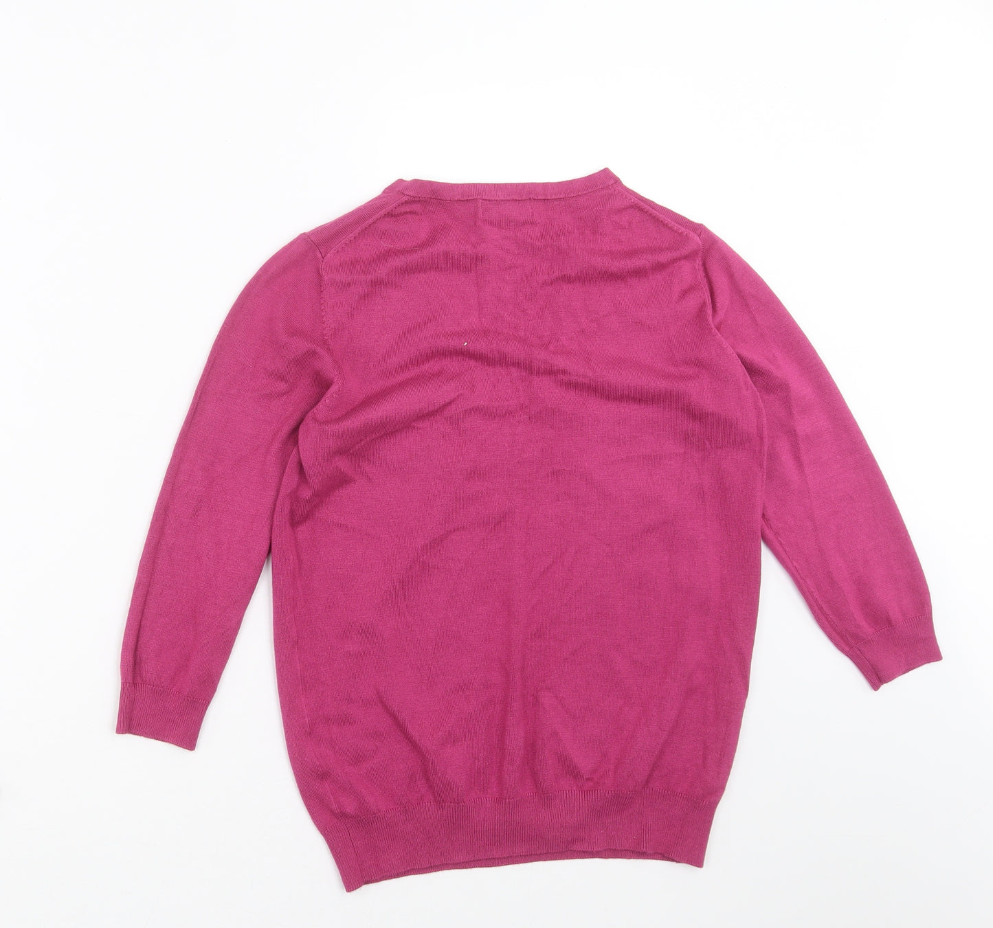 Marks and Spencer Womens Purple  Knit Pullover Jumper Size 10