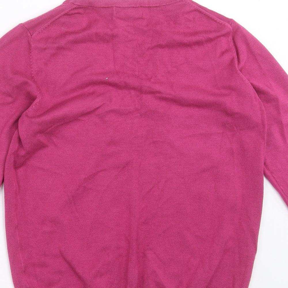 Marks and Spencer Womens Purple  Knit Pullover Jumper Size 10