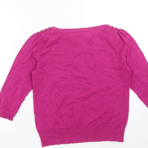 M&Co Womens Purple   Pullover Jumper Size 14
