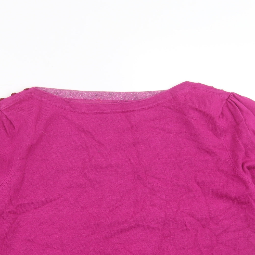 M&Co Womens Purple   Pullover Jumper Size 14
