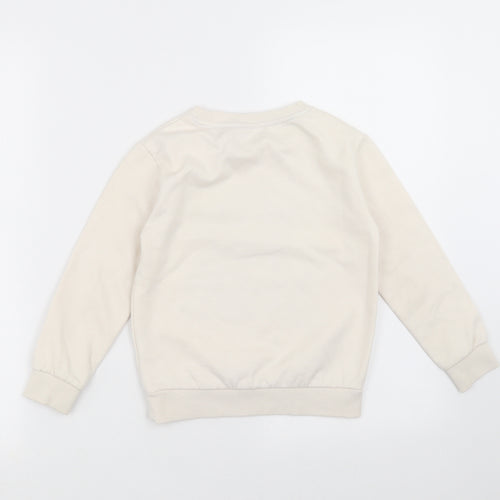 Monster High Girls Ivory   Pullover Sweatshirt Size 6-7 Years