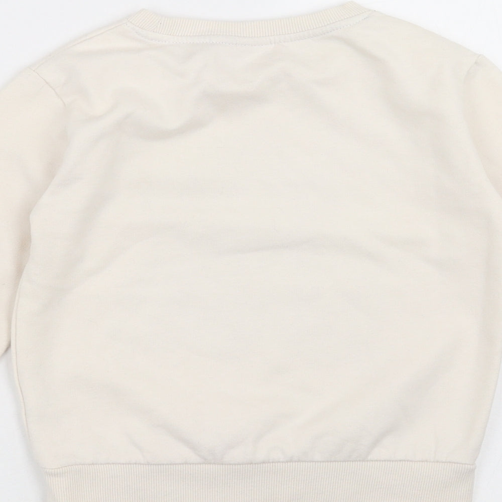 Monster High Girls Ivory   Pullover Sweatshirt Size 6-7 Years