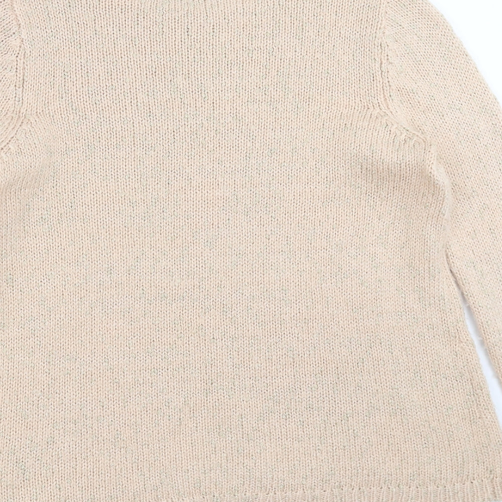George Womens Beige  Knit Pullover Jumper Size 18