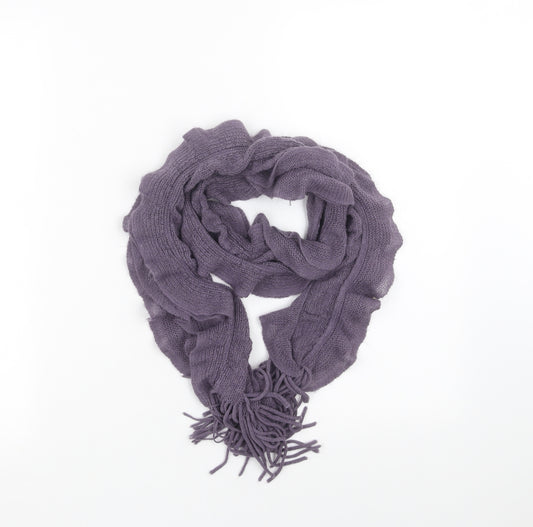 Front view of Preworn women’s purple scarf
