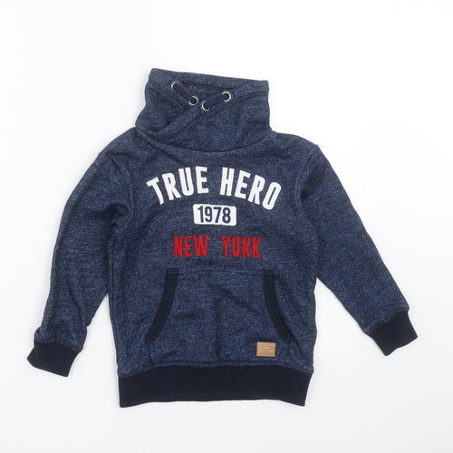 H&M Boys Blue   Pullover Sweatshirt Size 2-3 Years  - hero
