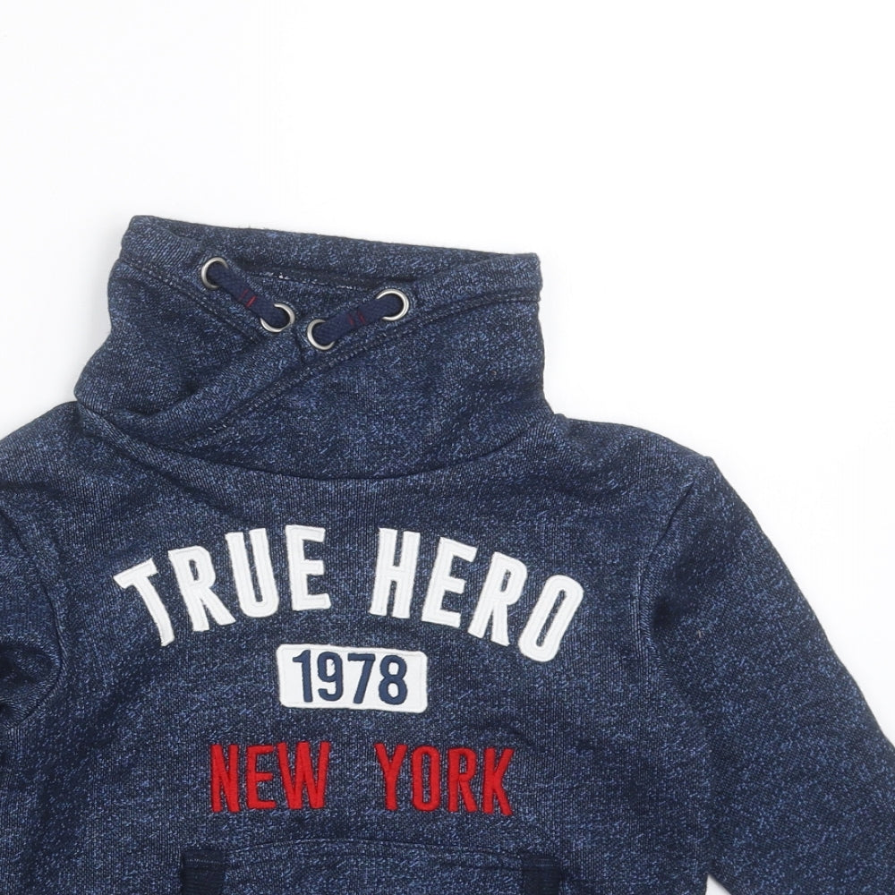H&M Boys Blue   Pullover Sweatshirt Size 2-3 Years  - hero