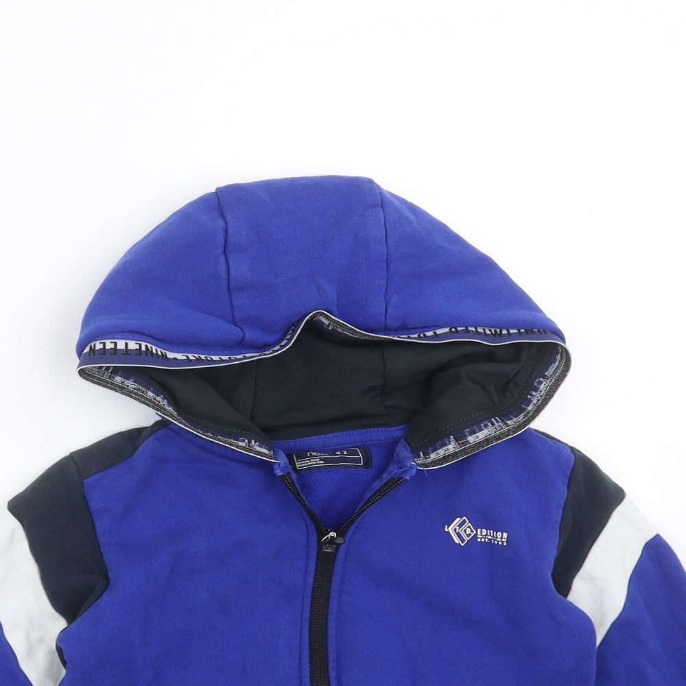 NEXT Boys Blue   Full Zip Hoodie Size 5 Years