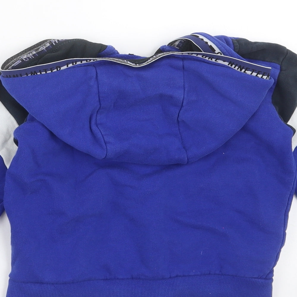 NEXT Boys Blue   Full Zip Hoodie Size 5 Years