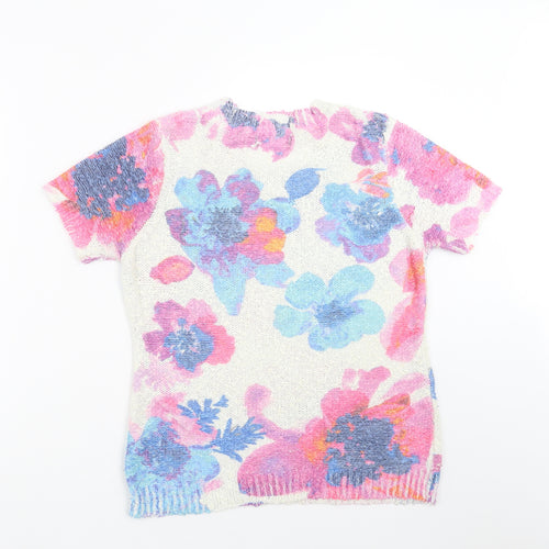 Preworn Womens Multicoloured Floral  Pullover Jumper Size S