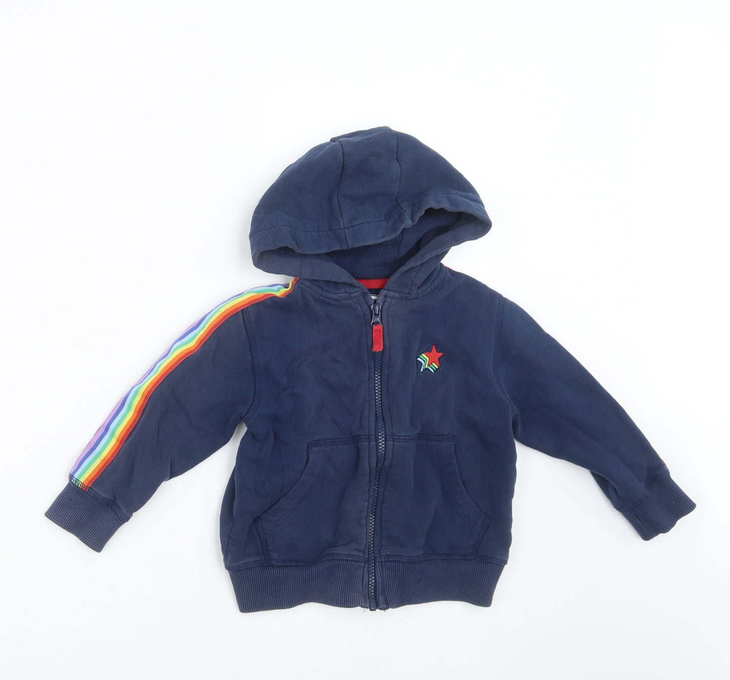 NEXT Boys Blue   Full Zip Hoodie Size 2-3 Years