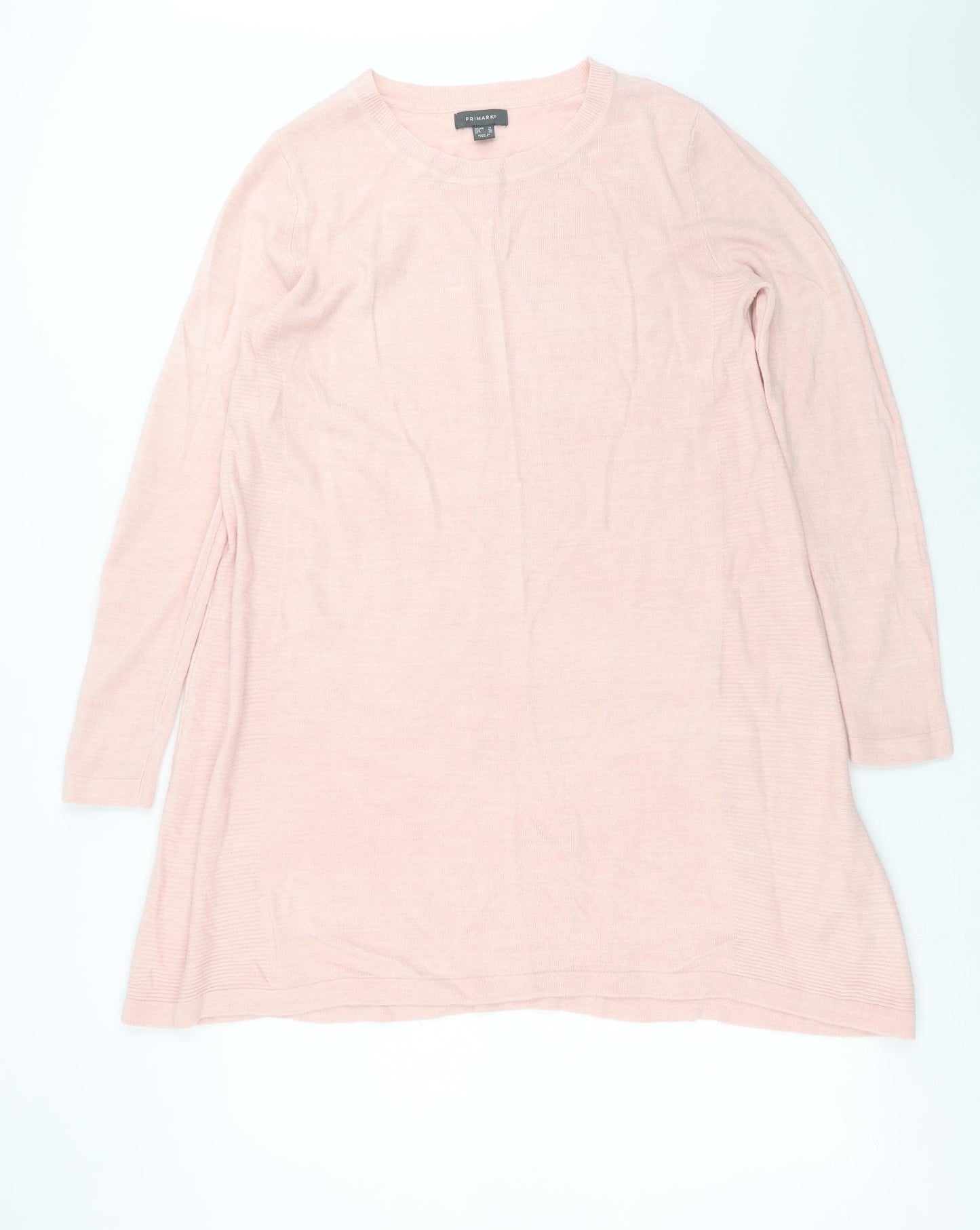 Primark Womens Pink  Knit Jumper Dress  Size 14