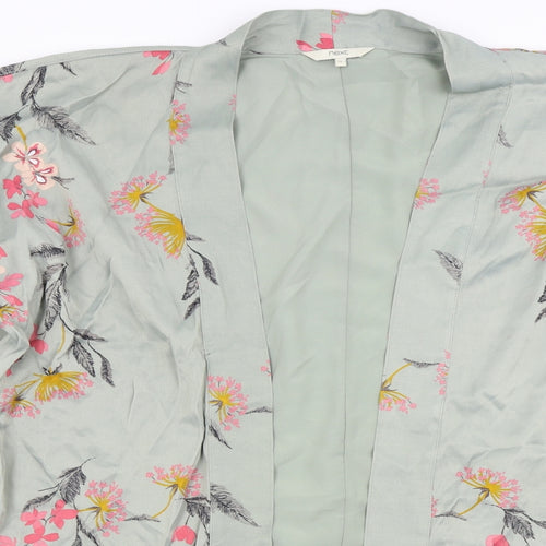 NEXT Womens Green Floral  Kimono Jacket Size XL