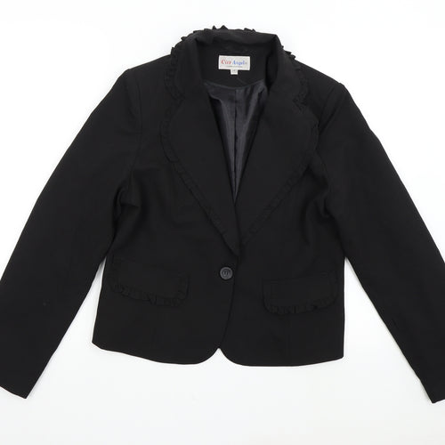 City Angel Womens Black   Jacket Suit Jacket Size 14