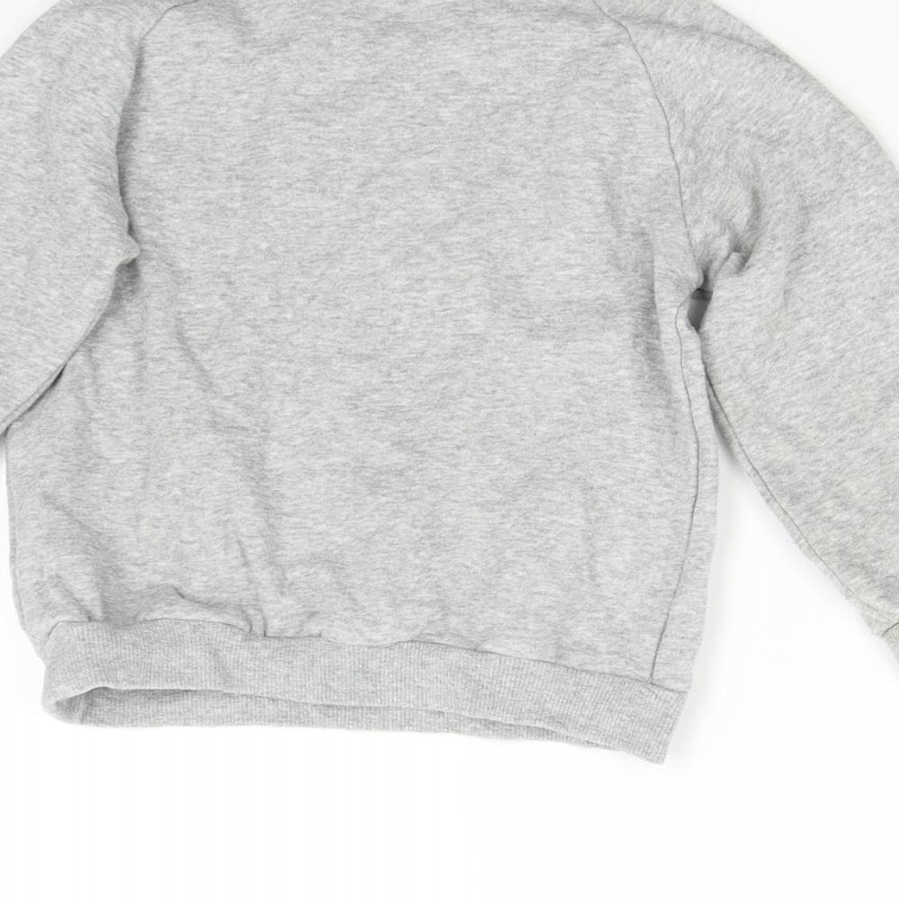 adidas Girls Grey   Pullover Sweatshirt Size 3-4 Years