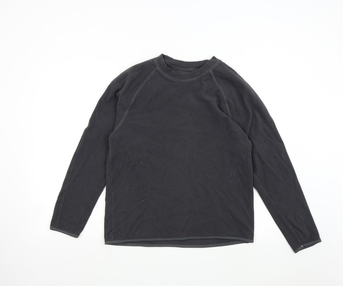 Crane Mens Grey  Fleece Pullover Jumper Size M