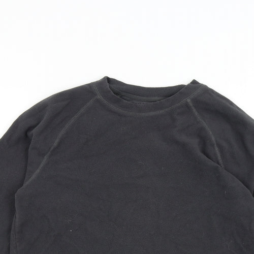 Crane Mens Grey  Fleece Pullover Jumper Size M