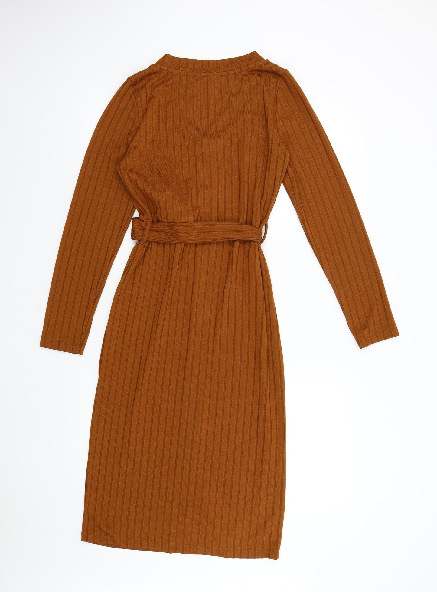 F&F Womens Orange   Jumper Dress  Size 10