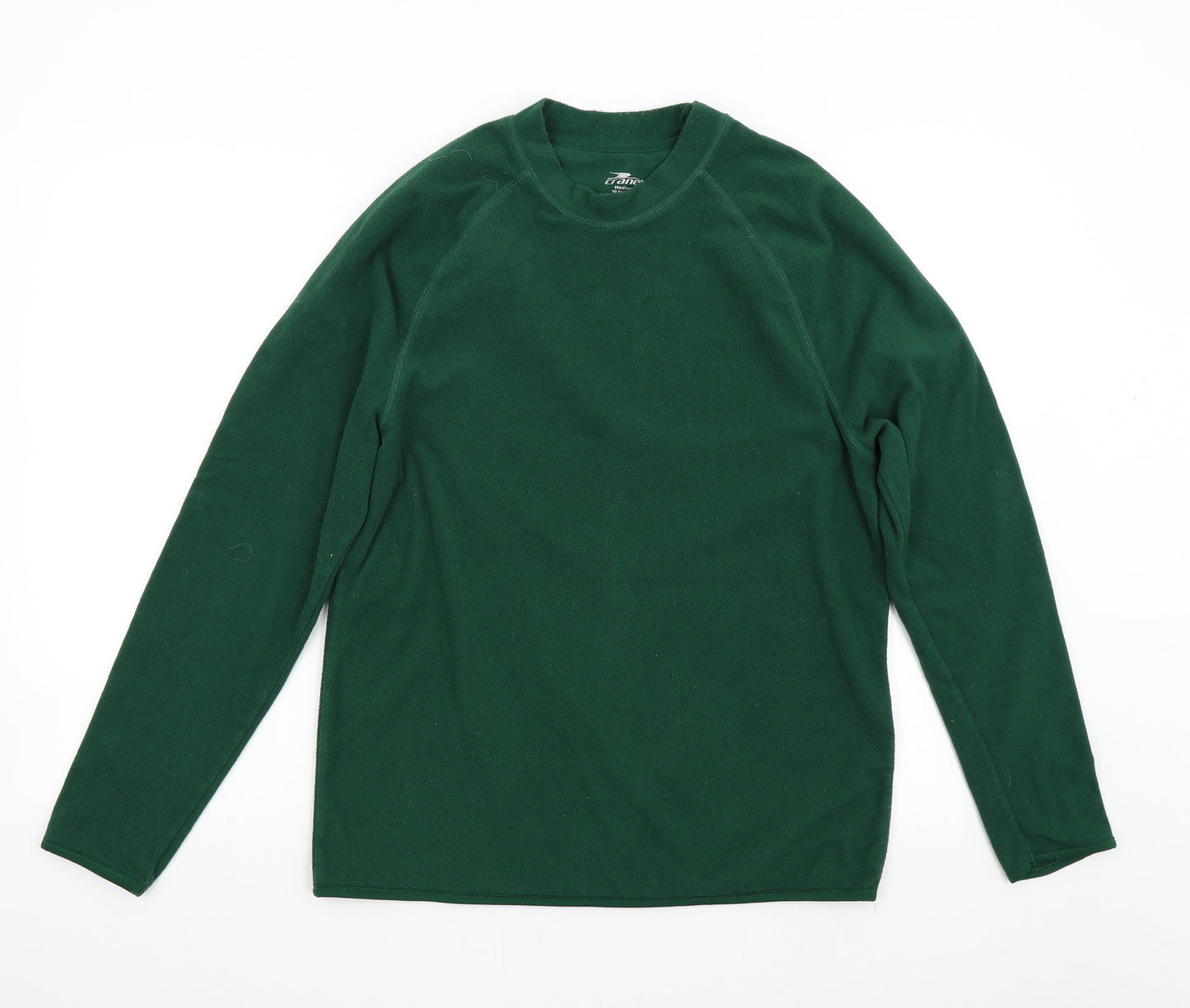 Crane Mens Green  Fleece Pullover Jumper Size M