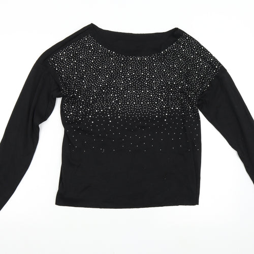 Preworn Womens Black   Pullover Jumper Size XL