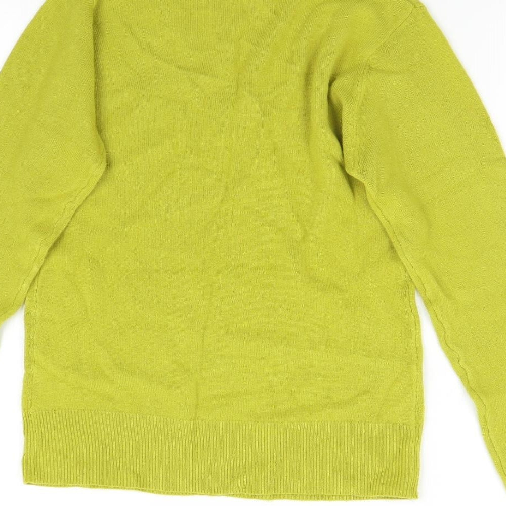 Primark Womens Green  Knit Pullover Jumper Size 8