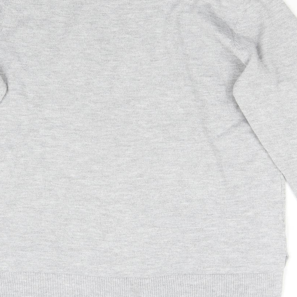 NEXT Womens Grey  Knit Pullover Jumper Size 10