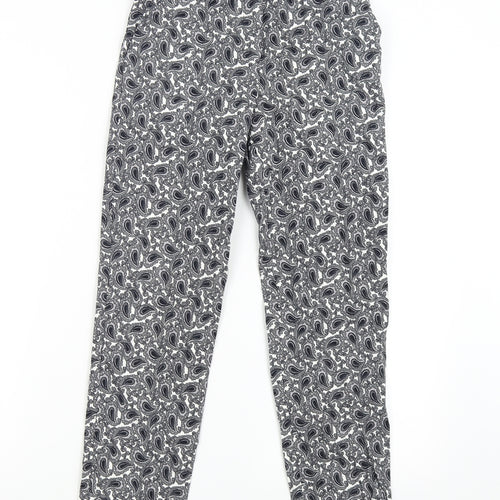Topshop Womens Multicoloured Paisley  Trousers  Size 6 L24 in