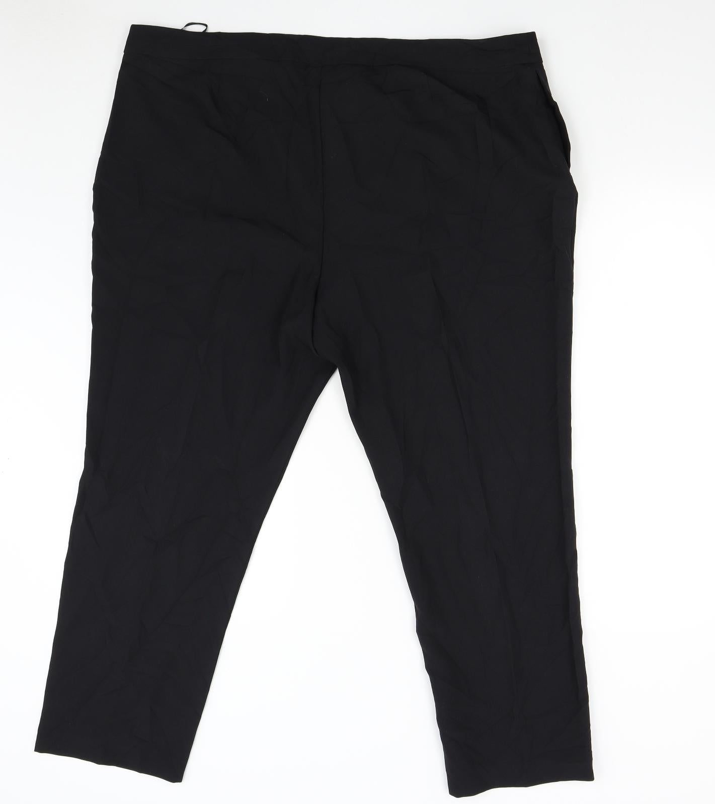 Bonmarché Womens Black   Trousers  Size 22 L27 in