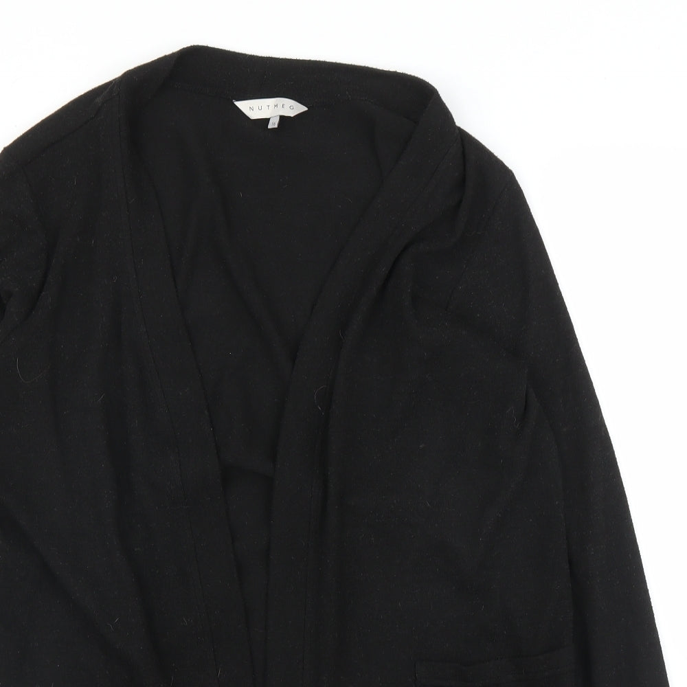 Nutmeg Womens Black   Cardigan Jumper Size 16