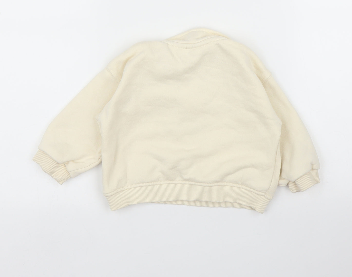 Zara Girls Ivory   Pullover Jumper Size 12-18 Months