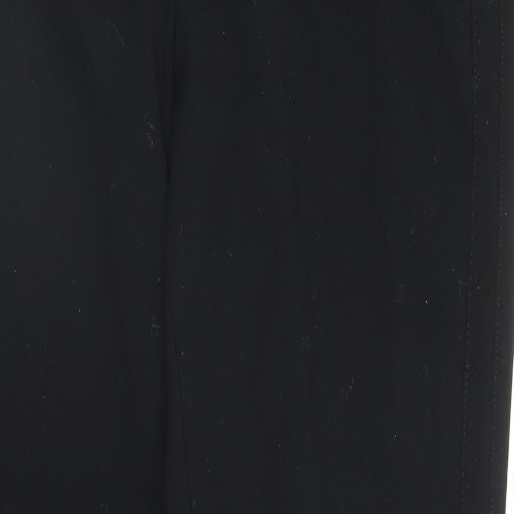 M&S Womens Black   Trousers  Size 10 L27 in
