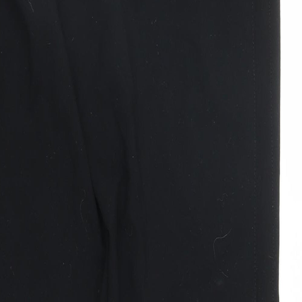 M&S Womens Black   Trousers  Size 10 L27 in