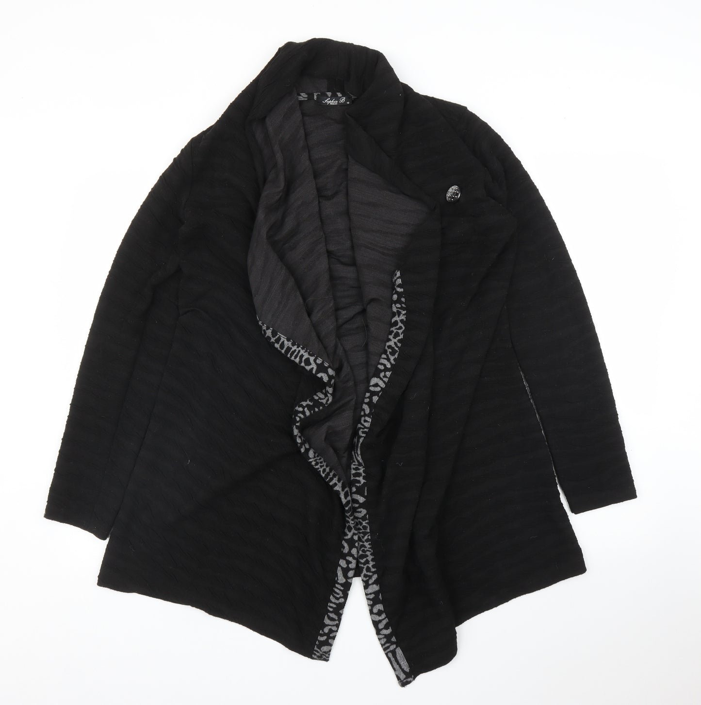 Sophie Womens Black   Cardigan Jumper Size 10