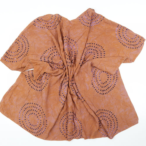 Preworn Womens Brown   Basic Blouse One Size