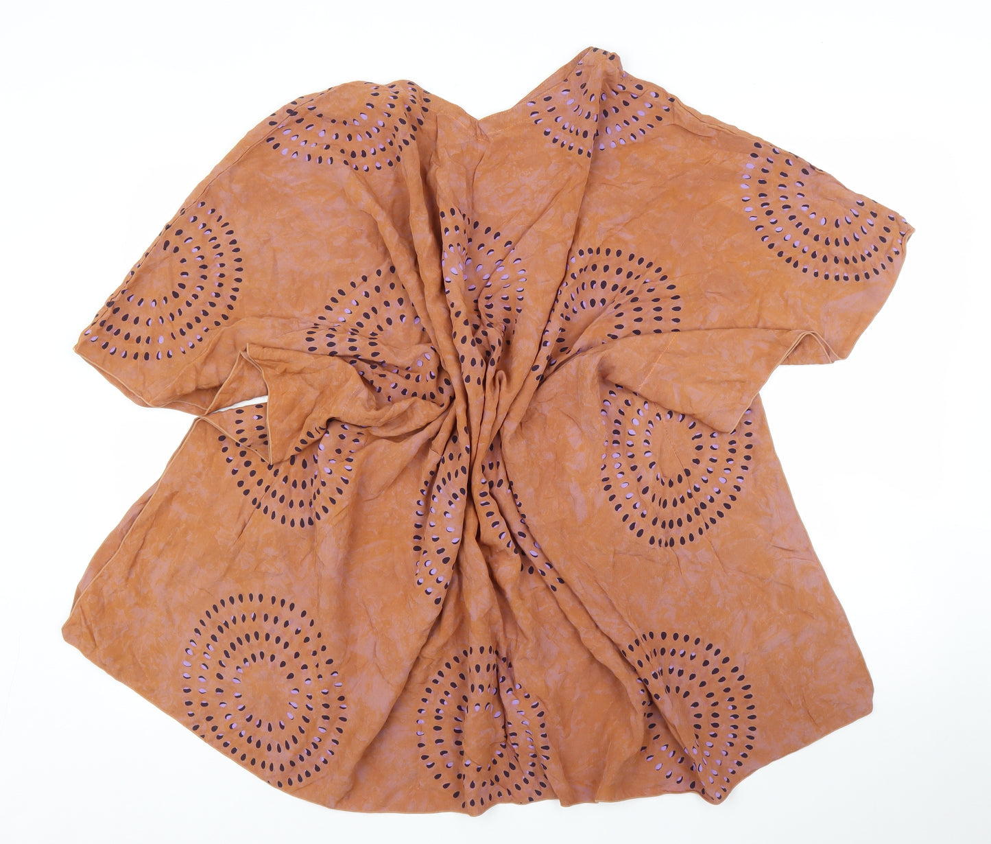 Preworn Womens Brown   Basic Blouse One Size