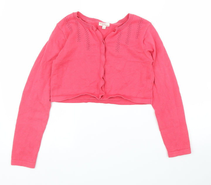 Du Pareil Girls Pink   Cardigan Jumper Size 10 Years