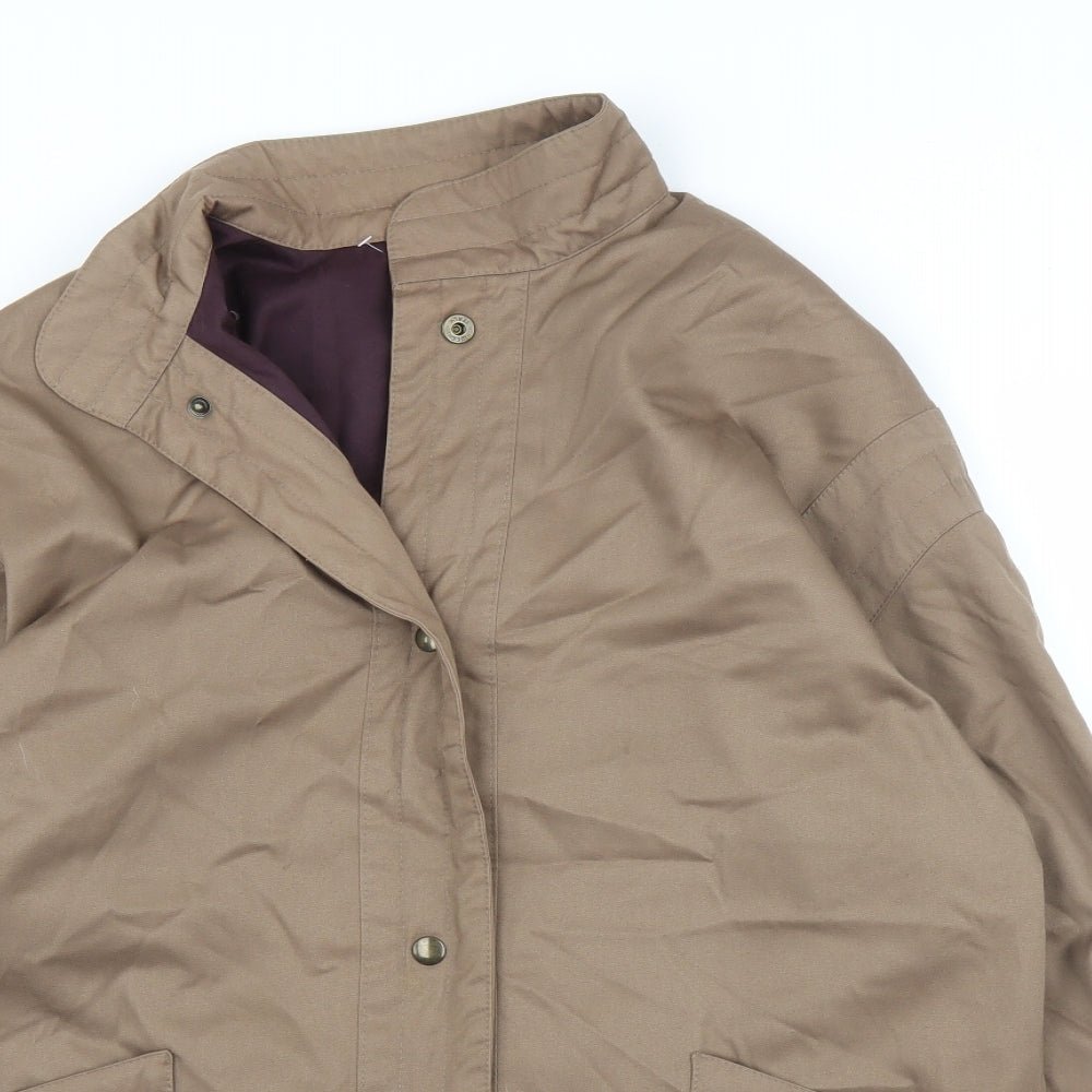 Preworn Mens Brown   Overcoat Coat Size L
