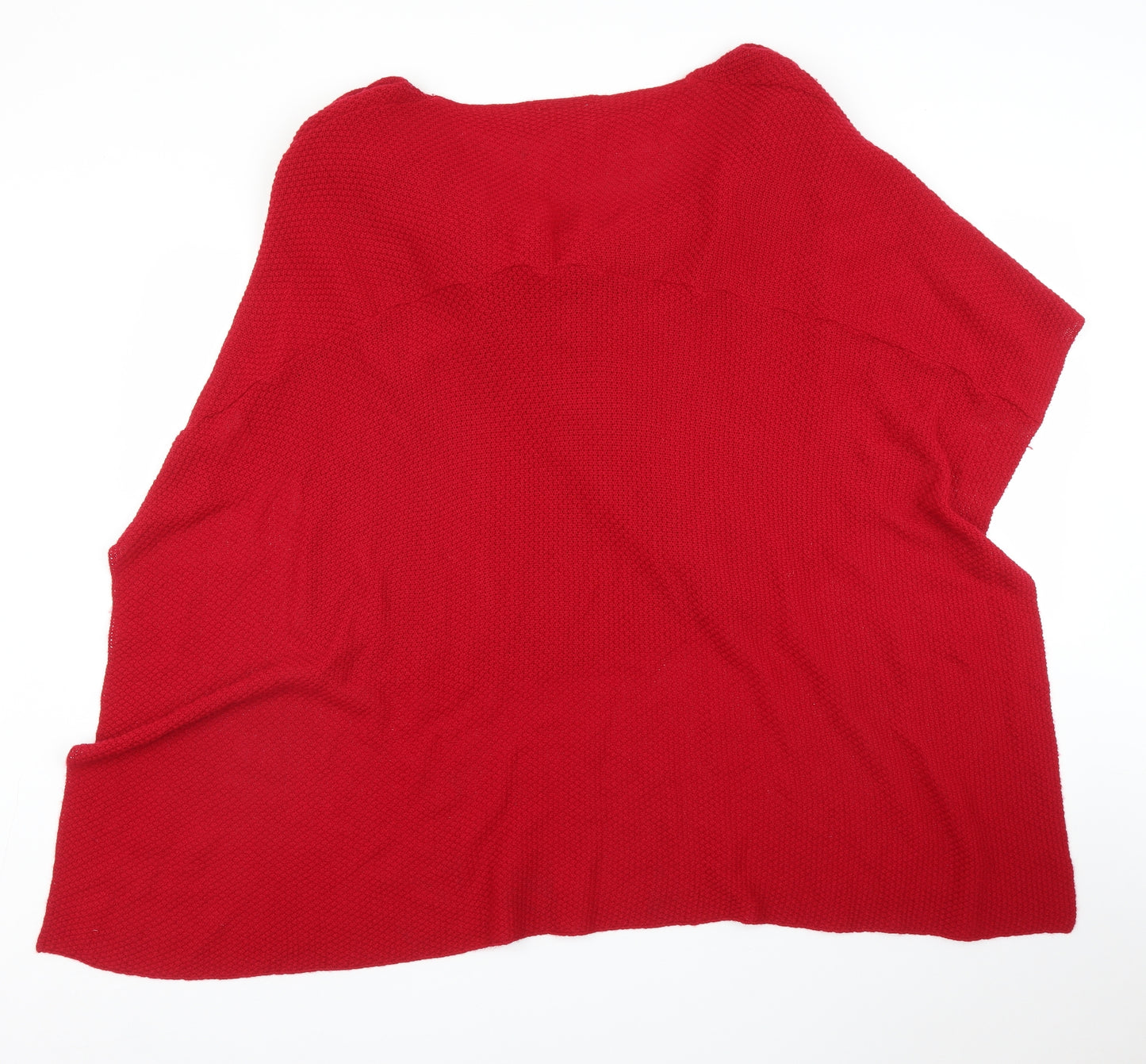 Linea Womens Red   Cape Jumper One Size
