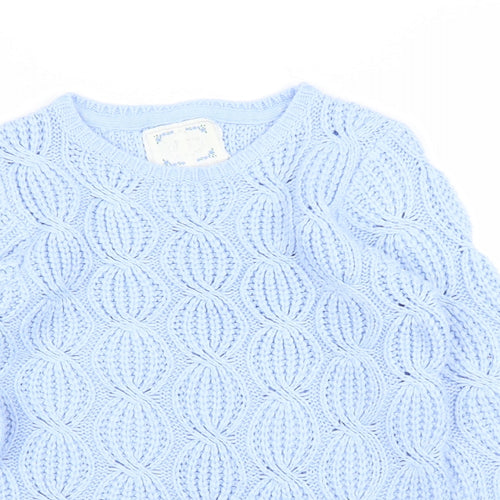 Primark Girls Blue   Pullover Jumper Size 10 Years