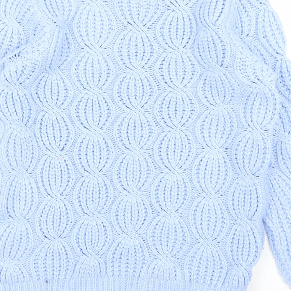 Primark Girls Blue   Pullover Jumper Size 10 Years