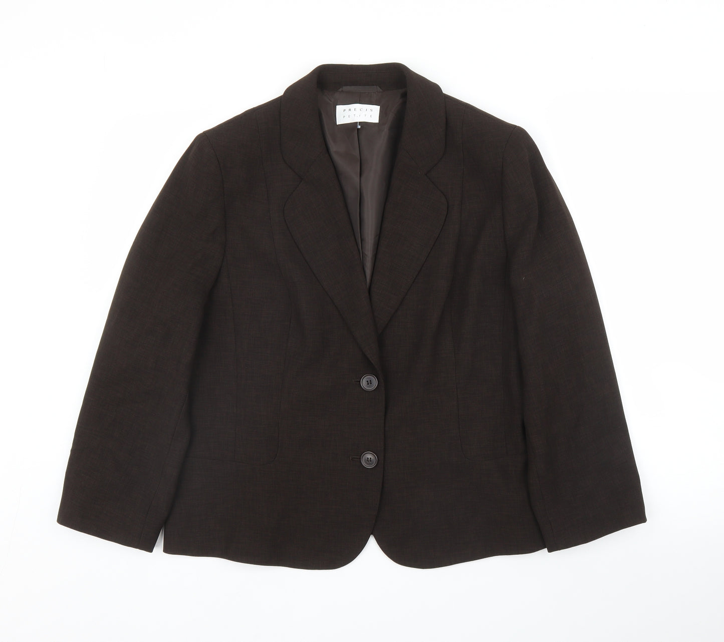 Precis Womens Brown   Jacket Blazer Size 16