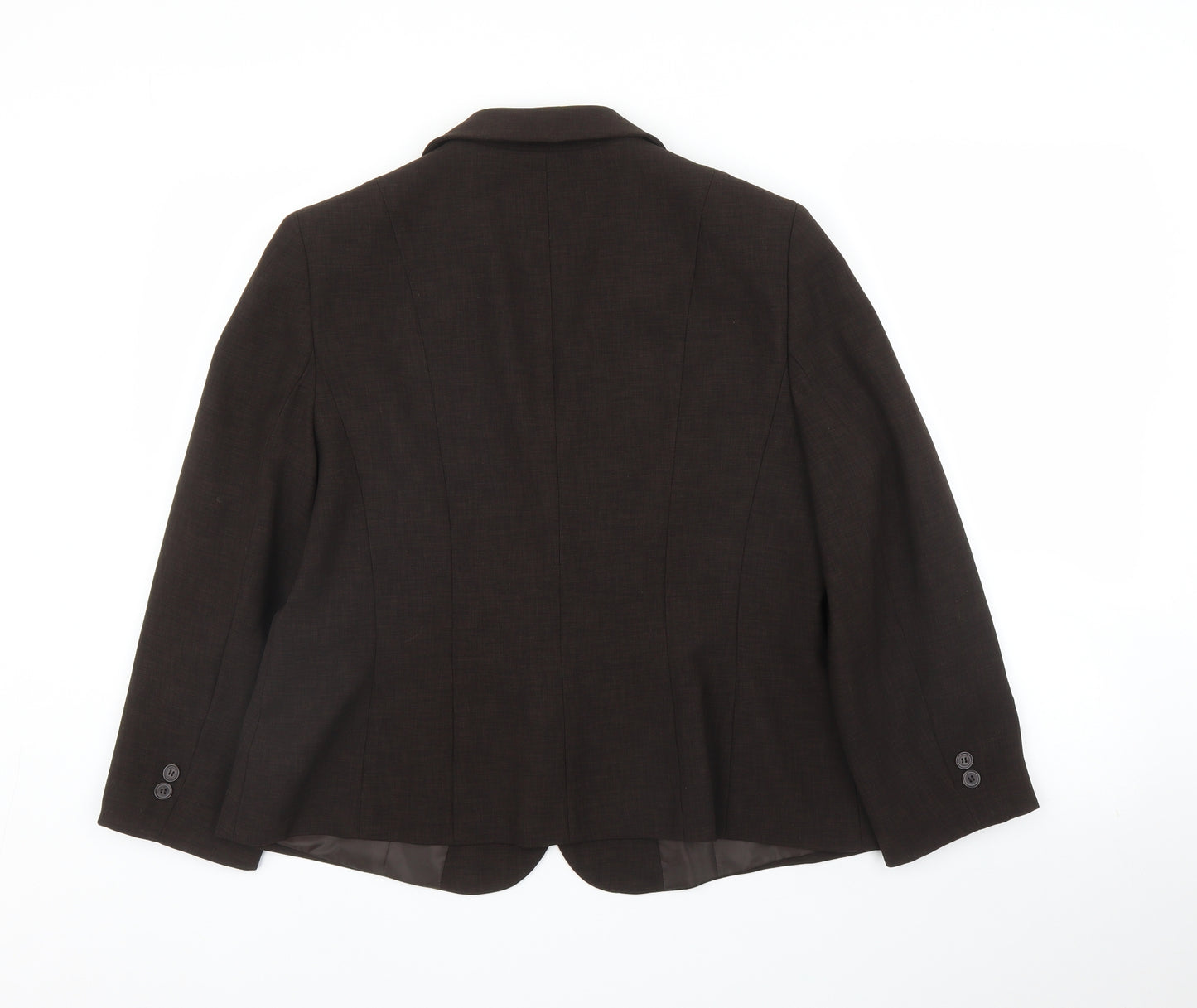 Precis Womens Brown   Jacket Blazer Size 16