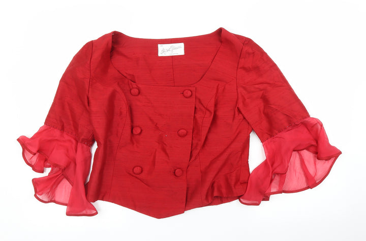 Albert Palacci Womens Red   Jacket Blazer Size L