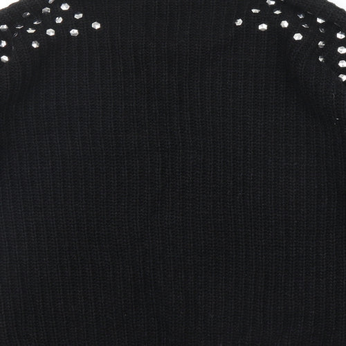 Lou Lou Womens Black   Pullover Jumper Size M