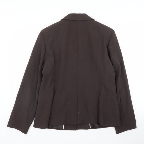 Klass Womens Brown   Jacket Suit Jacket Size 16