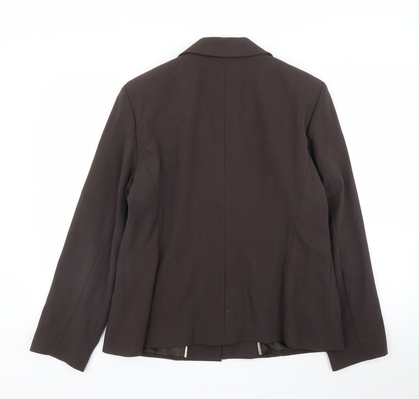 Klass Womens Brown   Jacket Suit Jacket Size 16