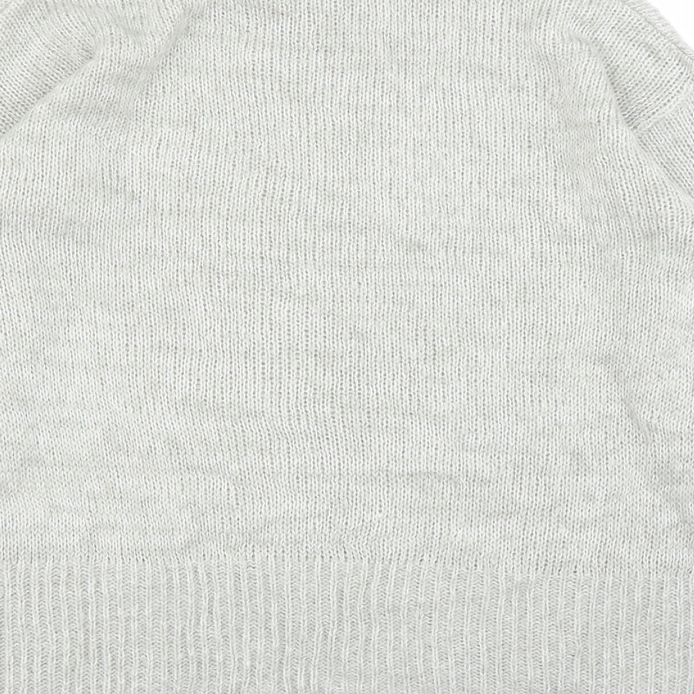 New Look Womens Grey   Pullover Jumper Size M