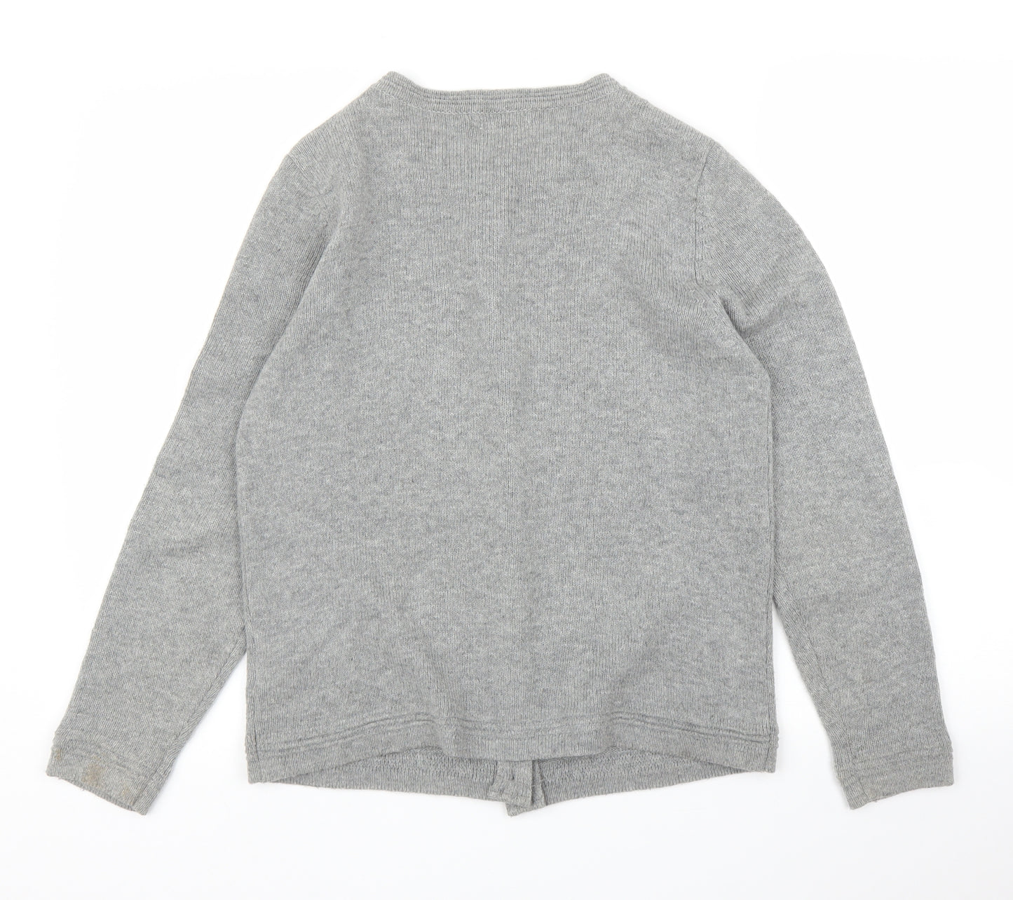 M&S Womens Grey   Cardigan Jumper Size 12