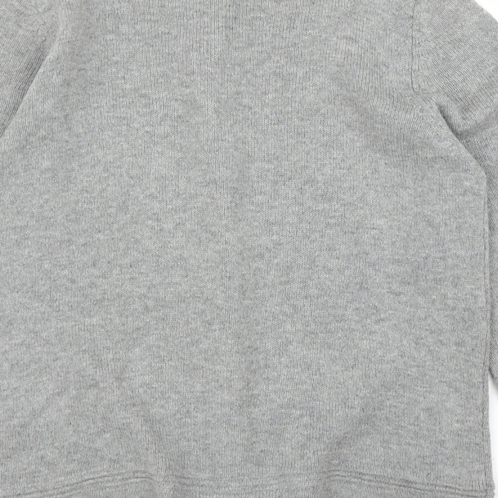M&S Womens Grey   Cardigan Jumper Size 12
