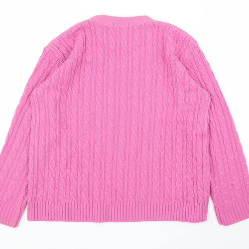 Choice Womens Pink   Pullover Jumper Size XS